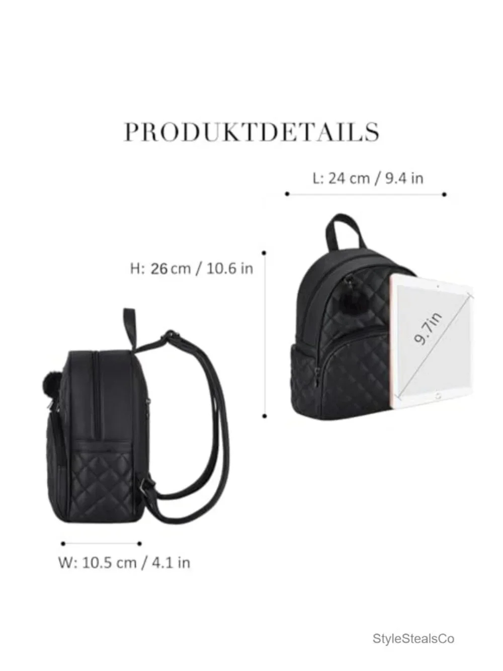 Mini Backpack Purse PU Leather Small Travel Backpack